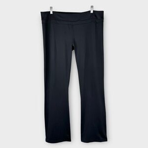 Adidas Women’s Black Wide Leg Yoga Pants XL Climalite Bootcut Flare Track Pants